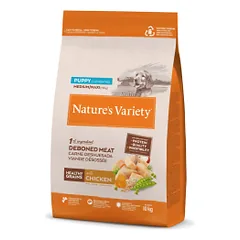 Nature's Variety Healthy Grain Med/Maxi Puppy sausas maistas vidutinių ir didelių veislių šuniukams su vištiena, 10 kg