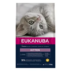 EUKANUBA Cat Kitten All Breeds Healthy Start Chicken & Liver 10 kg