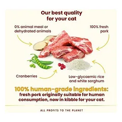 Almo Nature Cat HFC Our Best Sterilised su kiauliena, sausas maistas katėms 1,2 kg — 3 nuotrauka
