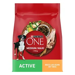 PURINA ONE Medium/Maxi Active Huhn