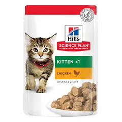 Hill’s Science Plan Kitten Konservuotas maistas kačiukams su vištiena 12x85g pouch