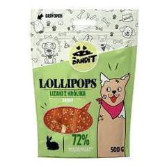 Mr.Bandit Lollipops su triušiena, skanėstai šunims 500 g parduotuvėje petreon.lt