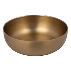 DISTRICT 70 ROYAL metalinis dubenėlis šunims M 17,5 cm., aukso