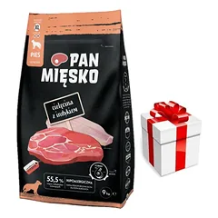 PAN MIĘSKO Veršiena su kalakutiena XL 9 kg + Staigmena ŠUNIUI