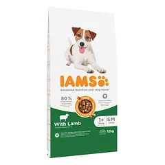 IAMS For Vitality Adult Small & Medium Breed Lamb 12 kg