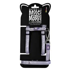 Max&Molly Cat Lead & Harness Set Matrix 2.0 - harness and leash set for cats, with neoprene lining, Piaskowy — 3 nuotrauka