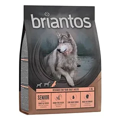 Briantos Senior su kalakutiena ir bulvėmis – begrūdė receptūra, sausas maistas šunims, Ekonominė pakuotė: 2 x 12 kg — 2 nuotrauka