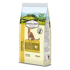 Chat&Chat Cat Expert Premium Adult Indoor Chicken 0,9 kg
