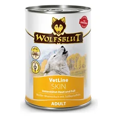Wolfsblut VetLine Skin & Coat konservai šunims kailio ir odos priežiūrai, 395 g