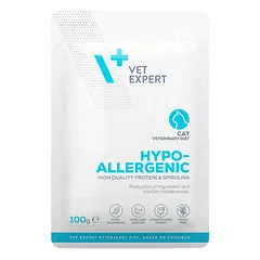 VETEXPERT Hypoallergenic Cat – šlapias veterinarinis maistas katėms, 100 g