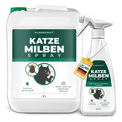 Silberkraft purškiklis nuo erkučių katėms – atbaidantis purškiklis (repelentas) nuo erkučių, 4 x 500 ml — 5 nuotrauka