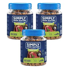 SIMPLY FROM NATURE Smart Bites Šunų šėryklėlės šunims 3x130g
