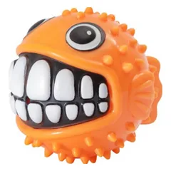 ROGZ Fish Ball oranžinis kamuoliukas žuvis 5.1cm — 1 nuotrauka