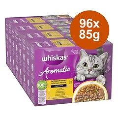 Sparpaket Whiskas 1+ Aromatic Selection 96 x 85 g