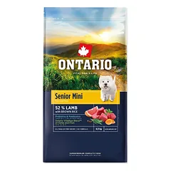 Ontario Senior Mini Lamb & Brown Rice 6,5kg