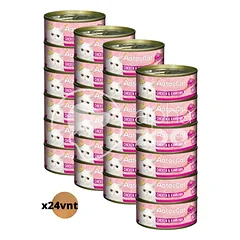 Aatas Cat Creamy Chicken&Kanikama konservai katėms su vištiena ir krabais, rinkinys 24 vnt. — 2 nuotrauka