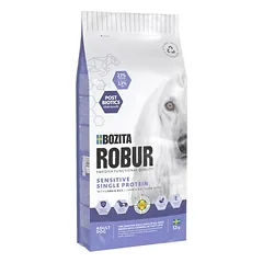 Bozita Robur Sensitive Single Protein su ėriena ir ryžiais, sausas maistas šunims, > 10 kg — 2 nuotrauka