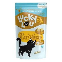 Lucky Lou Adult drėgnas maistas katėms, ekonominė pakuotė 48 x 125 g — 3 nuotrauka