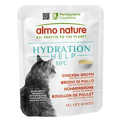 Almo Nature HFC Hydration Help Cats vištienos sultinys su vištienos file, 50 g