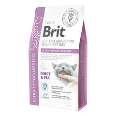 Brit GF Veterinary Diets Cat Ultra-Hypoallergenic Insect & Pea 5 kg
