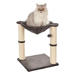 Turmförmiger Katzenbaum mit Höhle, Hängematte und Kratzbaum