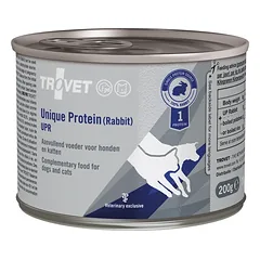 TROVET Unique Protein Rabbit UPR šunims ir katėms Triušis 12x200 g