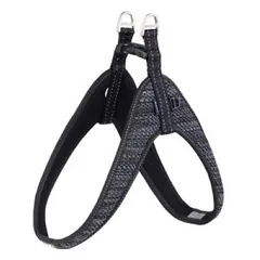 ROGZ juodos minkštos atspindinčios petnešos 47cm S/M SJQ47 — 1 nuotrauka