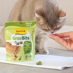 GimCat GrasBits skanėstai katėms, > 250 g — 4 nuotrauka