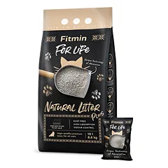 Fitmin for Life Natural Litter Plus bentonitinis kačių kraikas, 10L