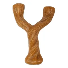 Flamingo Hundespielzeug Nyl'o Wood Y-Form mit Rindfleischgeschmack