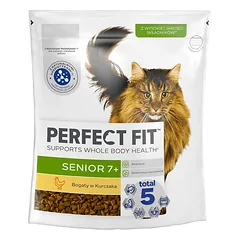 PERFECT FIT (Senior 7+) 750 Vištienos turtingas sausas ėdalas vyresnio amžiaus katėms