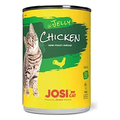 JosiCat Chicken in Jelly konservai katėms, vištiena drebučiuose, 400g