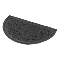 Trixie Kilimėlis prie tualeto, pusiau apvalus, PVC, 41x25 cm, antracito