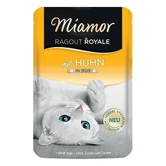 Miamor Ragout Royale drebučiuose, drėgnas maistas katėms, ekonominė pakuotė 22 x 100 g