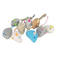 Trixie Catnip Mouse pliušinis žaislas katėms su katžole, 5 cm, 1 vnt.