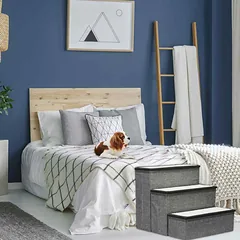 Laipteliai augintiniams Relaxdays 10049933.0, 3 pakopos, 49 × 39 × 40 cm — 2 nuotrauka