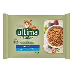 Ultima Cat Nature drėgnas maistas katėms 4 x 85 g — 2 nuotrauka
