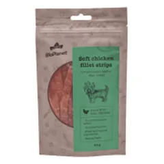 BioPlanet Soft Chicken Fillet Strips skanėstai šunims - Pet24