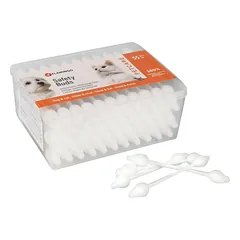 Flamingo Petcare Safety Buds 55 vnt. - ausų valymo lazdelės mažiems šunims ir katėms
