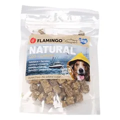 Flamingo Hundesnack Nature kleine Blöcke mit Kabeljau & Garnele