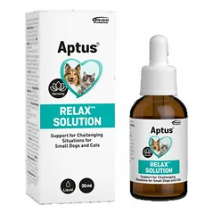 Aptus Relax Solution papildas šunims ir katėms streso mažinimui, 30 ml