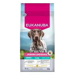 Eukanuba Dog All Breeds Adult Working & Endurance Fresh su vištiena, sausas maistas šunims 15 kg
