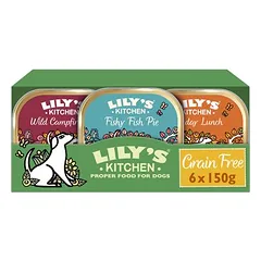 Lily's Kitchen begrūdžiai meniu, drėgnas maistas šunims