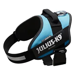 JULIUS-K9 IDC® Power petnešos šunims, akvamarino spalvos, Dideliems 26–45 kg — 4 nuotrauka