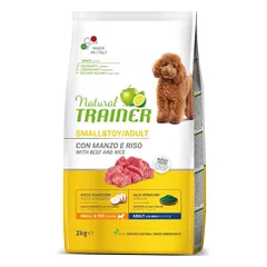 Natural Trainer Mini Adult sausas maistas su jautiena mažų veislių šunims, 2 kg