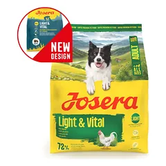 Josera Light Vital sausas ėdalas suaugusiems šunims svorio mažinimui ir reguliavimui, 900 g