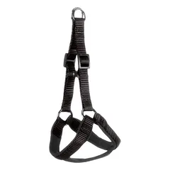 Flamingo petnešos šunims Step & Go Abbi, juodos, XXS — 5 nuotrauka