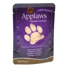 Applaws Chicken Breast With Wild Rice drėgnas maistas suaugusiems katėms su vištienos krūtinėle ir laukine ryžiais, 70 g