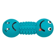 Trixie Smiley Dumbbell lateksinis žaislas šunims su šypsenėle, 19 cm, 1 vnt. — 4 nuotrauka