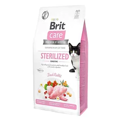 Brit Care Sterilized Sensitive sausas maistas katėms